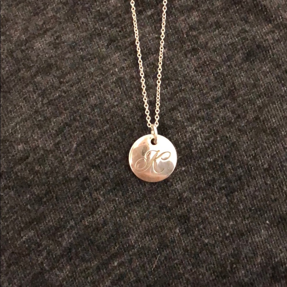 Brand new Tiffany “K” necklace